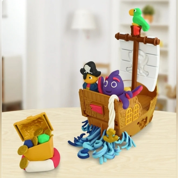 Play-Doh Pirate Adventure Ship Playset For Kids NIB - Picture 7 of 14
